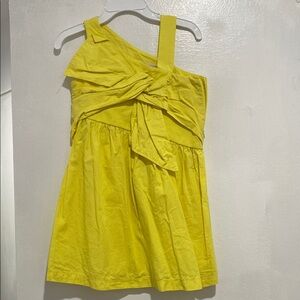 Yellow One-Shoulder Dress